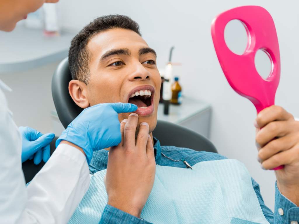 Broken tooth