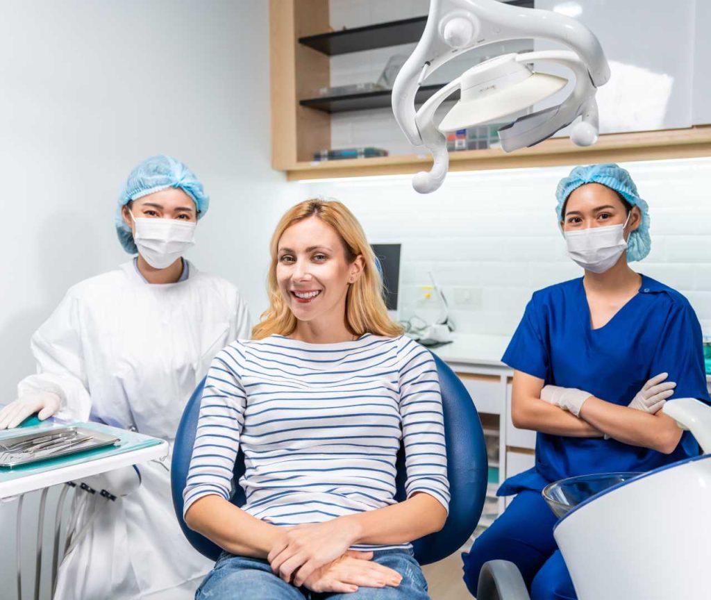 Dental Doctor with patient