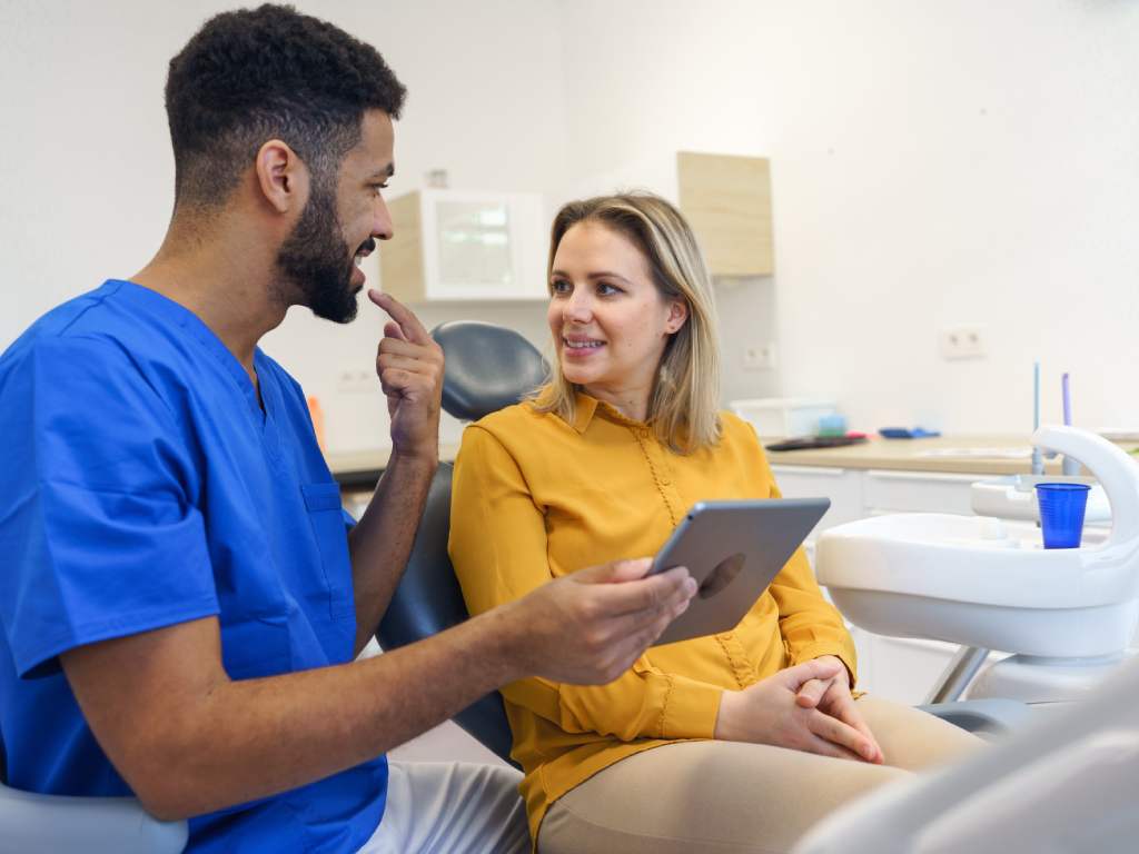 Dental explain how to care