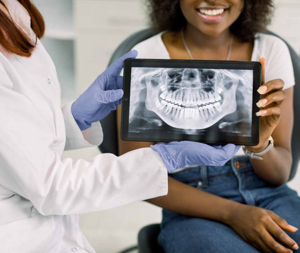 Patient Dental X-ray after treatment