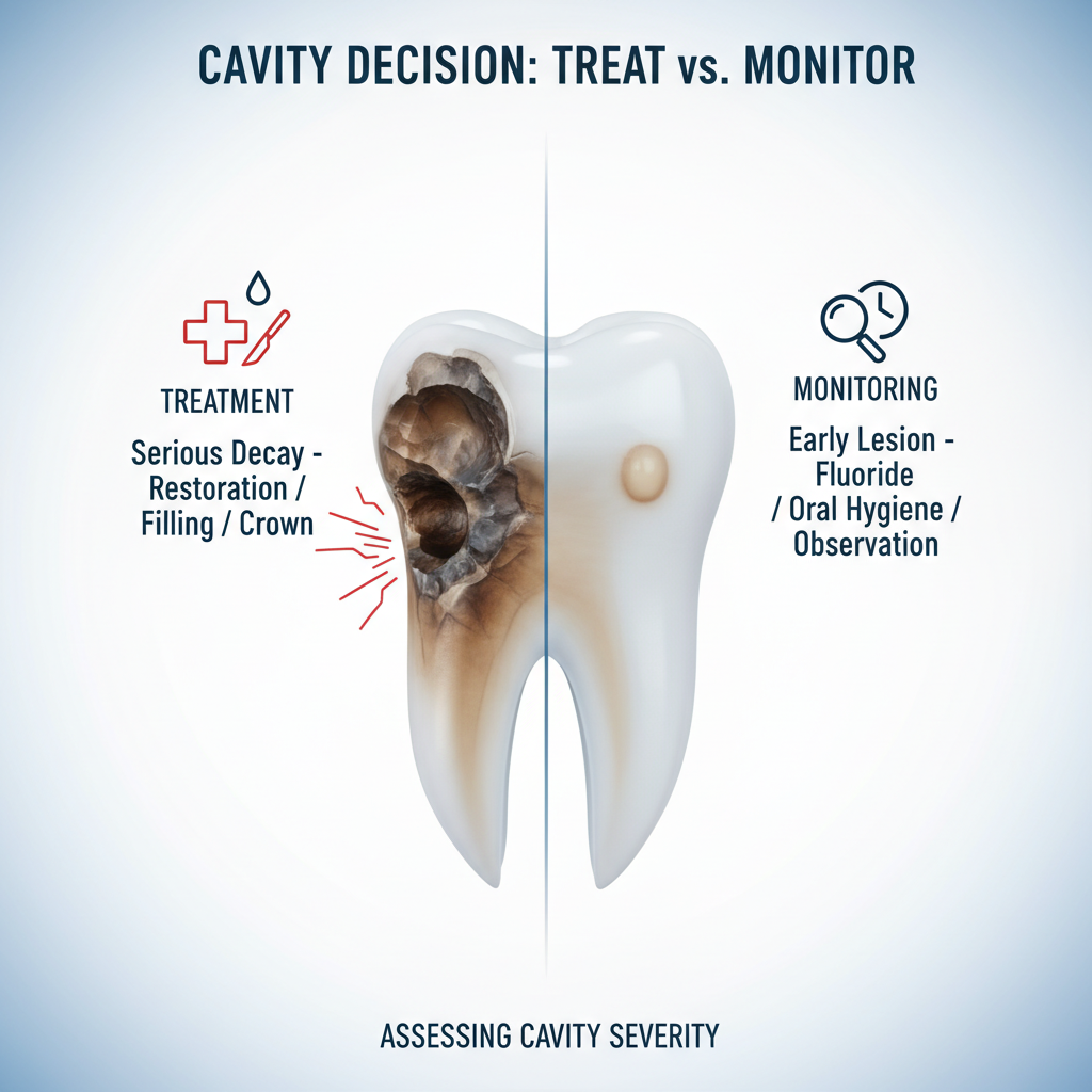 how to know if cavity is serious