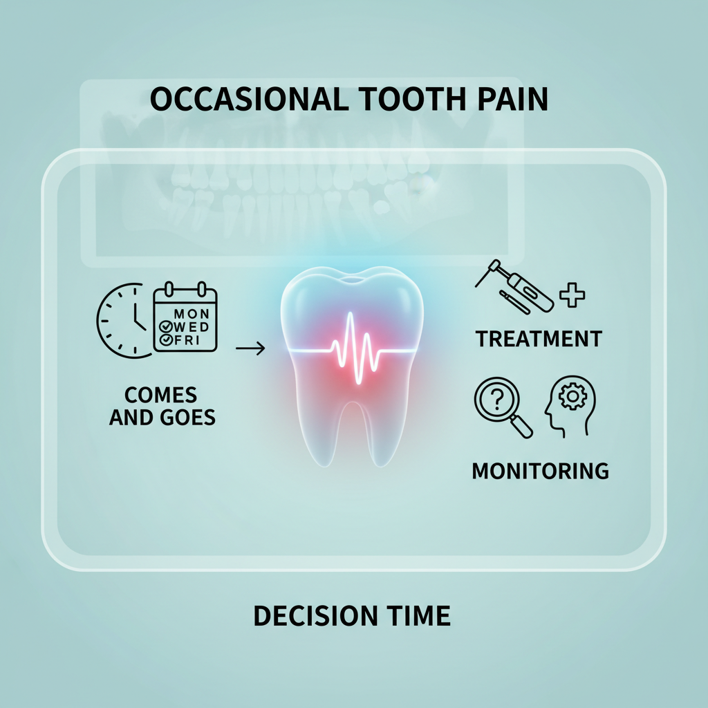 tooth pain that comes and goes